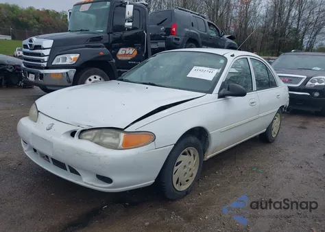 1999 Mercury Tracer Ls from USA, damaged, VIN 1MEFM13P3XW610798